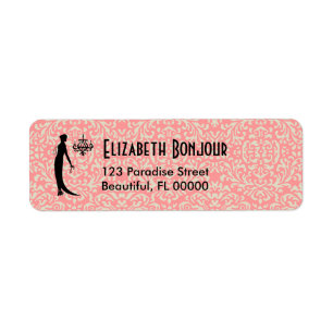 Modes Moi ~ 30 Étiquettes de adresse 3/4" x 2 1/4"