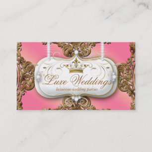 Modeschmuck Hochzeit Elegante Krone Cool Visitenkarte
