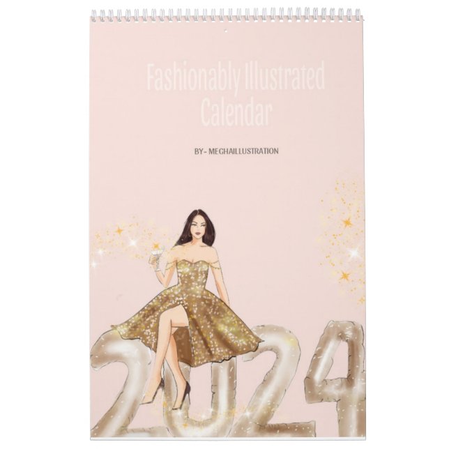 Modeskizze, 2024 kalender (Titelbild)