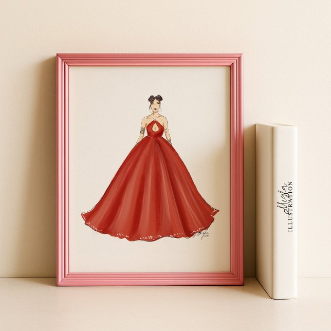 Modeskizze, Modedarstellung, Poster (Von Creator hochgeladen)