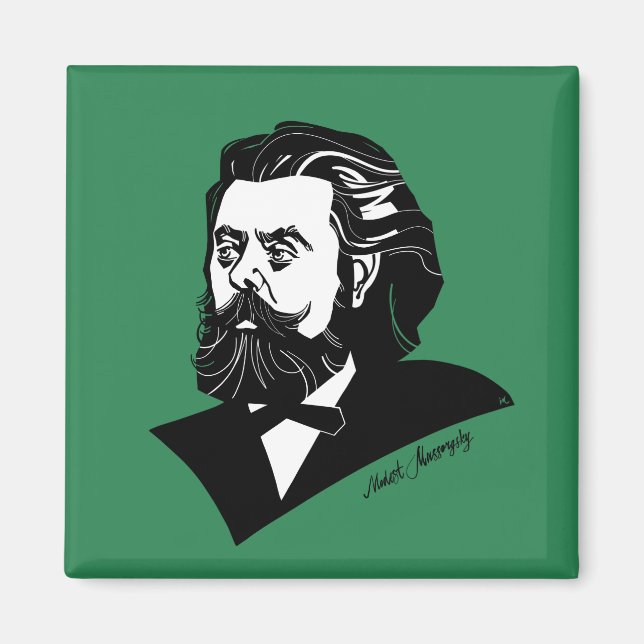Modest Mussorgsky Magnet (Vorne)