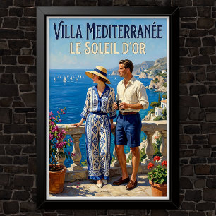 Modewerbung im Stil der 1920er Jahre Poster