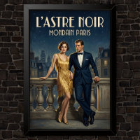 Modewerbung im Stil der 1920er Jahre