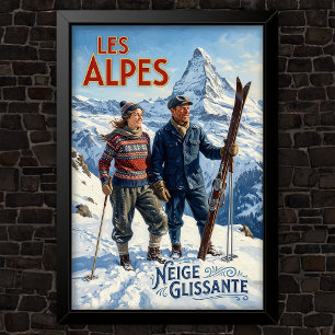Modewerbung im Vintage-Stil der 1920er Jahre Poster