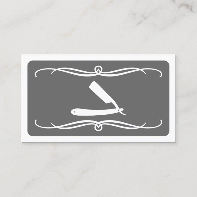 Modfriseur (Farbe kundengerecht) Visitenkarte (Vorderseite)