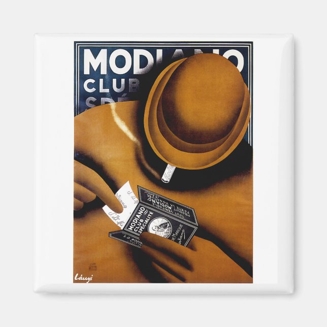 Modiano Zigarettenwerbung Magnet (Vorne)