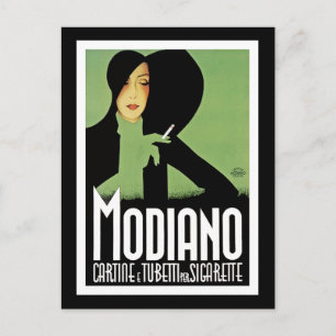 Modiano Zigarettenwerbung Postkarte