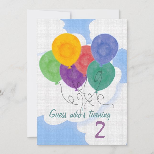 Modifier l'âge Invitation de fête d'anniversaire (Devant)