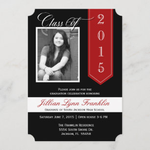 Modifier le Faire-part de graduation couleur ruban