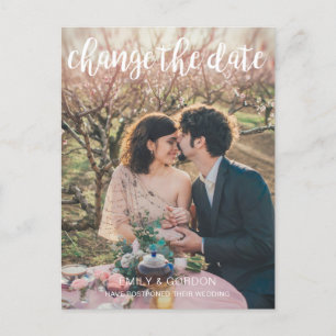 Modifier le Faire-part Mariage de date reportée