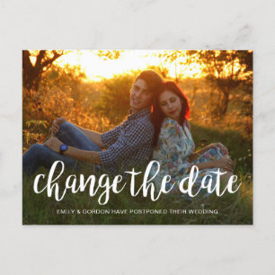 Modifier le Faire-part Mariage de date reportée