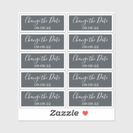 Modifier les étiquettes de mariage de date 0,8 po