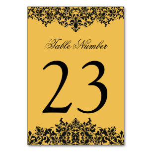 Modifier les numéros de table de couleur Arrière -