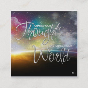 Modifier votre Carte de visite d'Affirmation de pe