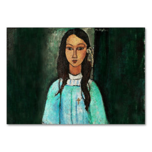 Modigliani Alice Vintag Fine Art Malerei Tischnummer