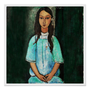 Modigliani Alice Vintage Fine Art Gemälde Poster