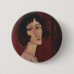 Modigliani Amedeo Porträt Button