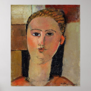 Modigliani - Mädchen mit roten Haaren 1915 Poster
