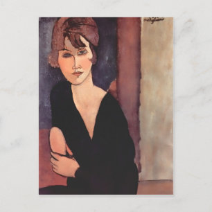 Modigliani Porträt von Madame Reynouard Postkarte