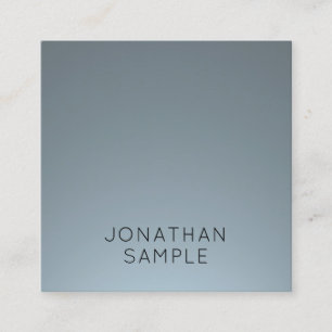Modisch anmutendes Design Sleek Square Modernes Sc Quadratische Visitenkarte