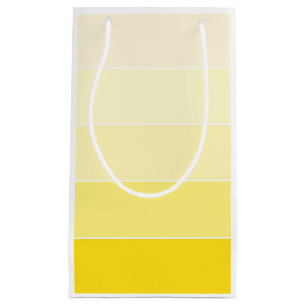Modisch gelb gestrichene trendige Vorlage Kleine Geschenktüte