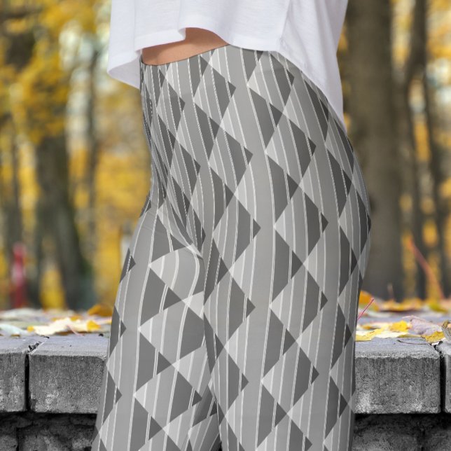 Modisch-graues Muster Leggings (Modish Gray Pattern Leggings)