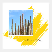 Modisch kühlen Sie heraus Wüsten-Kaktus Instagram Post