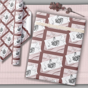 Modisch Vierzig Chic Couture-Geschenkpapier Geschenkpapier
