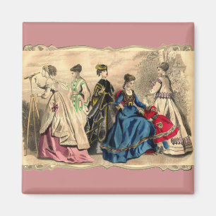 Modisch Viktorianische Ladys Magnet