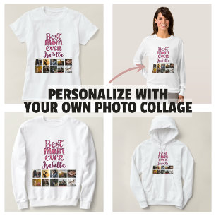 Modisch-Zitat der Mother Keepake-Fotocollage T-Shirt