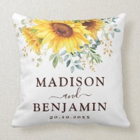 Modische Aquarell Boho Sonnenblume-Garten-Hochzeit