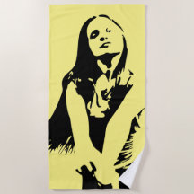 Modische Black Dancing Girl Silhouette