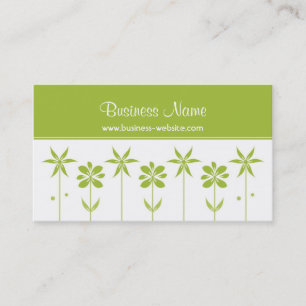 Modische Blumenmuster-Visitenkarte Visitenkarte
