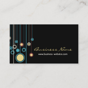 Modische Blumenmuster-Visitenkarte Visitenkarte