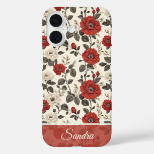 Modische Geschenke für Mütter Rosa Blumen individu iPhone 16 Hülle