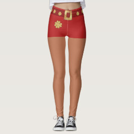 Modische goldene Kleeblätter Leggings