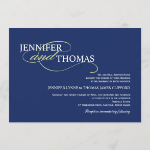 Modische moderne Typografie-elegante Einfachheit Einladung