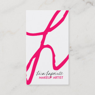 Modische Monogramm-Visitenkarten Visitenkarte
