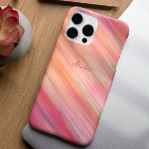 Modische Mutil Color Striping Textur individuell a iPhone 16 Pro Hülle