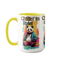Modische Panda Art | Spaß und Whimsical