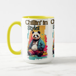 Modische Panda Art | Spaß und Whimsical Tasse