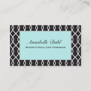 Modische Tiffany-Visitenkarten Visitenkarte