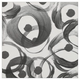 Modische weiße schwarze Aquarell Stoff