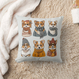 Modische Welsh Corgi Hunde Kissen