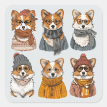 Modische Welsh Corgi Hunde