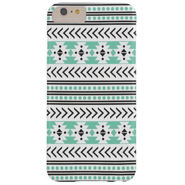 Modischer aztekischer Stammes- Druck-geometrisches Case-Mate iPhone Hülle (Rückseite)