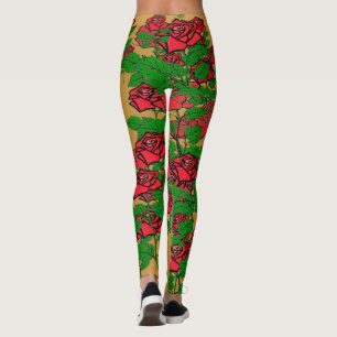 Modischer Glamour - Rose Leggings