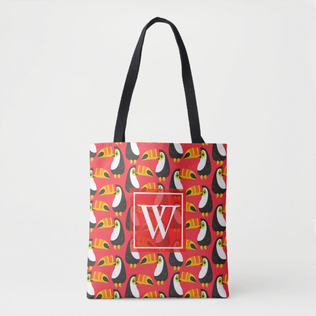 Modischer Monogram Toucan Tasche (Vorderseite)