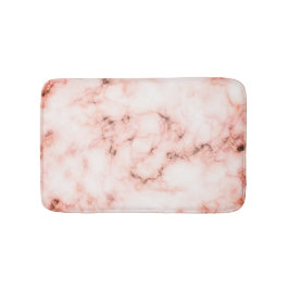 Modischer rosa und weißer badematte