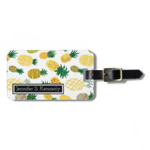 Modisches Ananas-Muster | addieren Ihren Namen
